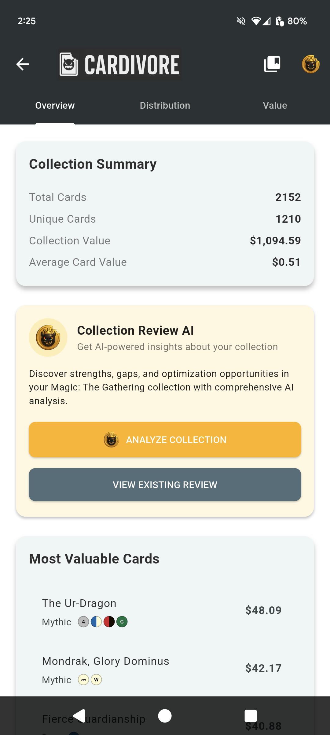 Cardivore App Screenshot 5 - Card Details